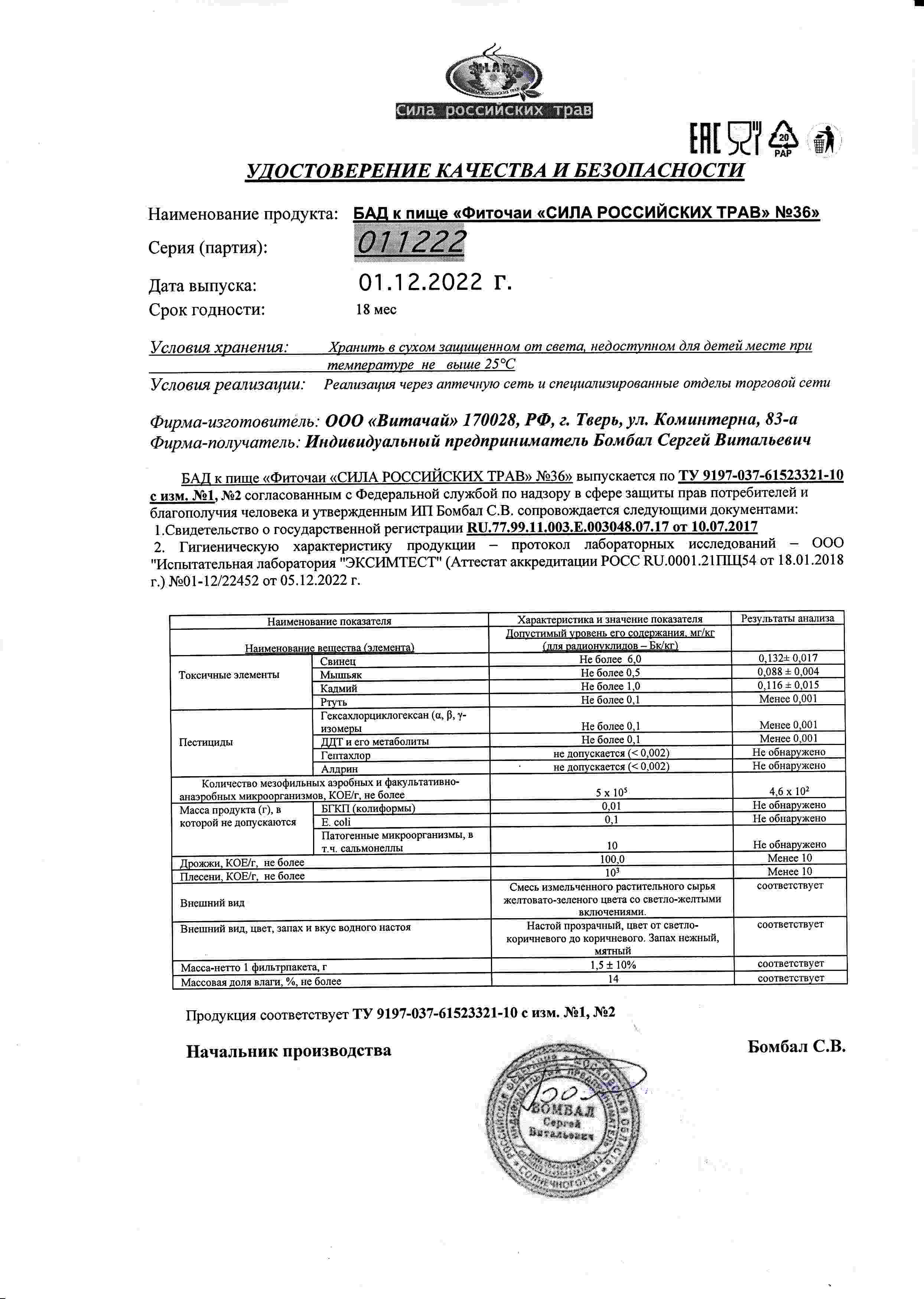 Паспорт №122022